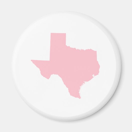 Pink Texas Magneet (Voorkant)
