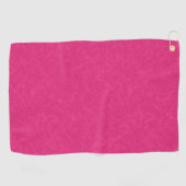Pink textured surface with subtle swirling pattern golfhanddoek (Horizontaal)