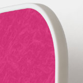 Pink textured surface with subtle swirling pattern pickleball paddle (Links Detail)