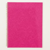 Pink textured surface with subtle swirling pattern planner (Voorkant)