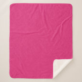 Pink textured surface with subtle swirling pattern sherpa deken (Voorkant)