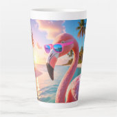 PINK THINKER - Flamingo PINK Latte Mok (Voorkant)