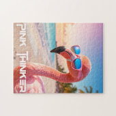 PINK THINKER Flamingo Pink Legpuzzel (Horizontaal)