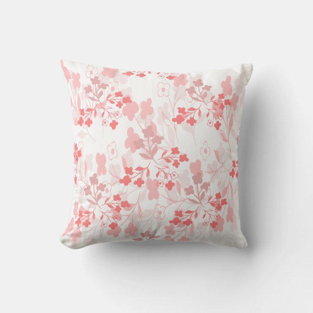 Pink Throw Pillow Kussen (Voorkant)