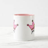 Pink Tiara Princess Tweekleurige Koffiemok (Center)