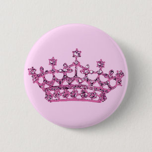 Pink Tiara Ronde Button 5,7 Cm