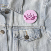 Pink Tiara Ronde Button 5,7 Cm (In situ)