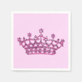 Pink Tiara Servetten (Voorkant)