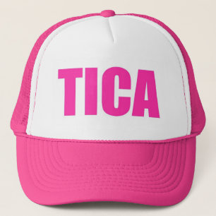 Pink Tica Costa Rica Trucker Hat Trucker Pet