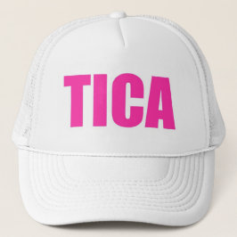 Pink Tica Costa Rica Trucker Hat Trucker Pet