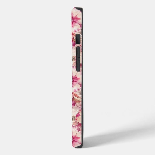 Pink Tie Dye Floral Case-Mate iPhone Case (Achterkant / Links)