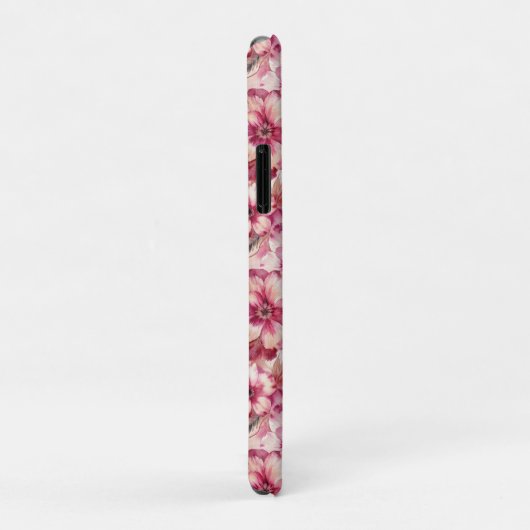 Pink Tie Dye Floral Case-Mate iPhone Case (Achterkant/rechts)