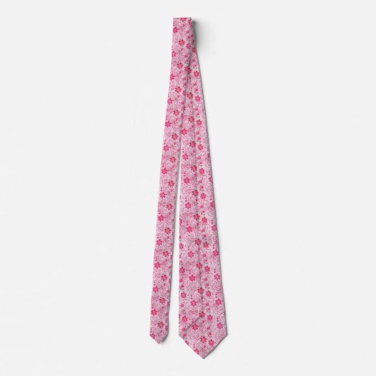 Pink Tie for Soft and Subtle Outfits Stropdas (Achterkant)