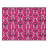 Pink Tiger Animal Skin Pattern Design  Tafelkleed (Voorkant (Horizontaal))