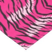 Pink Tiger Animal Skin Pattern Design  Tafelkleed (Gekanteld)