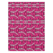 Pink Tiger Animal Skin Pattern Design  Tafelkleed (Voorkant)