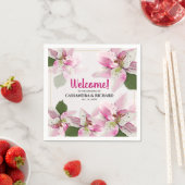 Pink Tiger Lily | Bruiloft Servet (Insitu)