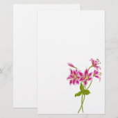 Pink Tiger Lily Stationery Briefpapier (Voorkant / Achterkant)