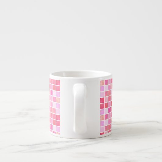Pink Tiles Espresso Cup Espresso Kop (Achterkant)
