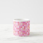 Pink Tiles Espresso Cup Espresso Kop (Voorkant)