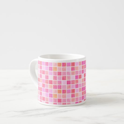Pink Tiles Espresso Cup Espresso Kop (Links)