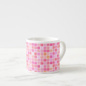 Pink Tiles Espresso Cup Espresso Kop (Voorkant rechts)