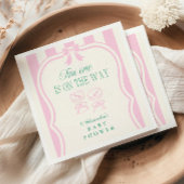 Pink Tini One is onderweg naar het Baby shower Servet