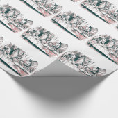 Pink Tint Mad Tea Cadeaupapier (Hoek)