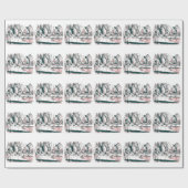 Pink Tint Mad Tea Cadeaupapier (Vlak)