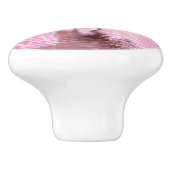 Pink Tinted Pegasus-vliegpaard op Ocean Dresser Keramische Knop (Zijkant)