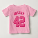 Pink Toddler | Sport Jersey<br><div class="desc">Pink Toddler | Sport Jersey Design ・ Toddler Long Sleeve T-Shirt</div>