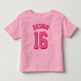 Pink Toddler | Sport Jersey Kinder Shirts