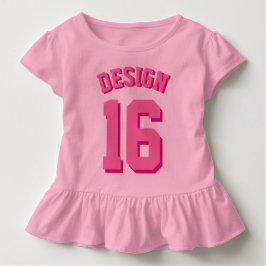 Pink Toddler | Sport Jersey Kinder Shirts