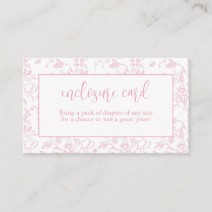 Pink Toile De Joy Chinoiserie Informatiekaartje