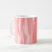 Pink Tone Abstract Camouflage  Koffiemok (Voorkant links)