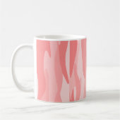 Pink Tone Abstract Camouflage  Koffiemok (Links)