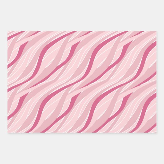 Pink Tone Wrapping Paper in Set van 3 Design (Voorkant 3)