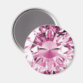 Pink Topaz Magneet (Voorkant / Achterkant)