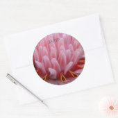 Pink Torch Ginger Wedding Envelope Afdichtingen /  Ronde Sticker (Envelop)