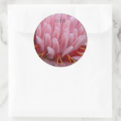 Pink Torch Ginger Wedding Envelope Afdichtingen /  Ronde Sticker (Tas)