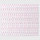 Pink Tourmaline gemstone hartlijnpatroon Cadeaupapier (Vlak)
