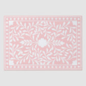 Pink Traditional Bone Inlay Decoupage Paper Tissuepapier (Voorkant)
