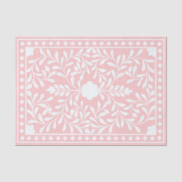 Pink Traditional Bone Inlay Decoupage Paper Tissuepapier