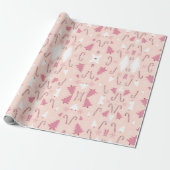 PINK TREE CHRISTMAS CADEAUPAPIER (Uitgerold)