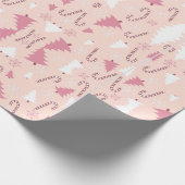 PINK TREE CHRISTMAS CADEAUPAPIER (Hoek)