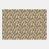 Pink Tree Gift Wrap, Modern Holiday Wrapping Paper (Voorkant 3)