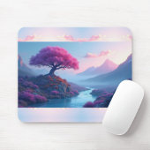 Pink Tree Mousepad Muismat