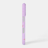 Pink Triangle Geometric Pattern iPhone 16 Hoesje (Rechterkant)