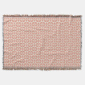 Pink Triangles Pattern Throw Blanket Deken (Voorkant)