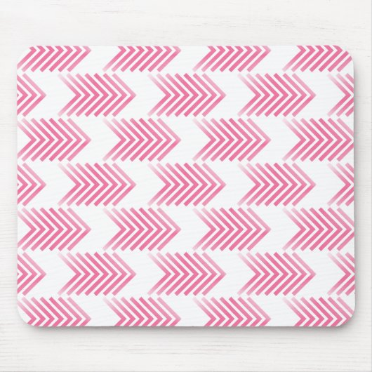 Pink Tribal Arrow Patroon Muismat (Voorkant)